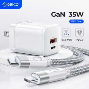 ORICO 20W Sạc Nhanh USB-C Bộ sạc nguồn gắn tường Bộ chuyển đổi sạc với cáp