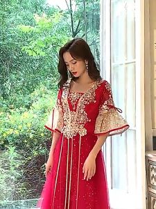 ชุดราตรีทางการสำหรับผู้หญิงชุดราตรียาวสำหรับงานแต่งงานขนาดพิเศษเจ้าสาวชุดออกงานสำหรับผู้หญิง