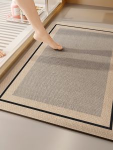 Absorbent Bathroom Mat Soft Silicon Dendroid Slip Resistant Quick Dry Floor Rug Toilet Entrance Door Mat Home Use Carpet