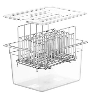 Máy Nấu Ăn Sous Vide 11L Với Giá Đỡ Bằng Thép Không Gỉ Bộ Chia Ngăn Có Thể Tháo Rời Bộ Dụng Cụ Nấu Chậm Phụ Kiện Để Nấu Ăn Chính Xác