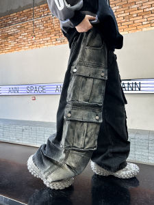 Spring Autumn Boys Jeans Casual Workwear Trousers for Middle Large Children Fashionable Long Pants Cotton Blend Denim