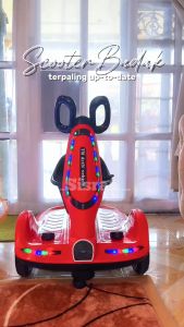 Kids electric car Kids remote control car kids backhoe with remote control and music Kids Electric Scooter Drift Car Rotatable electric vehicle