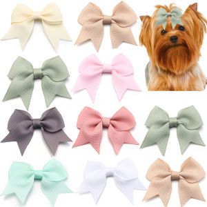 20pcs/lot 2cm Satin Ribbon Bows Colourful Polyester Decoration Flower Bowknot For DIY Handwork Craft Party Wedding Accessories