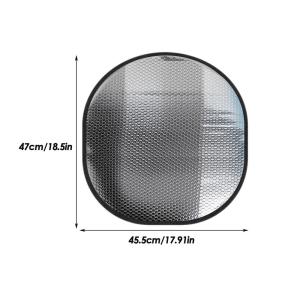 Steering Wheel Sun Shade Cover Fits All SUVs Trucks & Cars Auto Steering Covers Interior Accessories For Parking Driving Travel