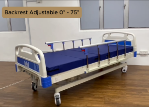 [Same Day Delivery] Hospital Bed 3 Function Electrical & Manual + Mattress + Ripple Mattress