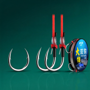 WEITUOSEN | Double Hook Long Leader Fishing Hooks