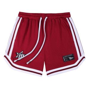 Veidoorn | Summer Loose American Style Training Shorts Mens Running Mesh Sport Pants