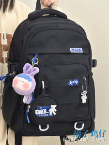 Student Schoolbag Female Korean High School Student Junior High School STUDENTS Large-Capacity Backpack Japanese Good-looking Simple Backpack Male