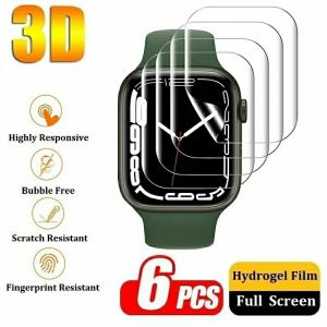 ANTI GORES HYDROGEL IWATCH WATCH 38mm 40mm 42mm 44mm 41mm 45mm 46mm 49mm Series 10 1 2 3 4 5 6 7 8 9 Ultra Ultra 2 SE S8 Anti Gores Cetak Jelly Full Lem Hydrogel Clear Bening Full Cover