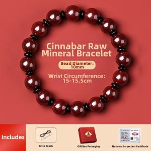 JIZHAOTANG | High Content Cinnabar Mens Bracelet Birthday Gift