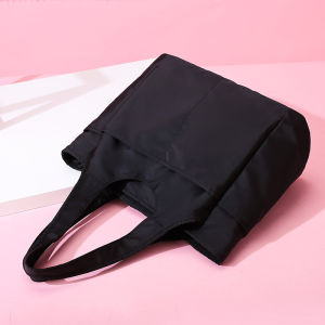 Canvas Ladies Shoulder Bag Large Capacity Handbag with Multiple Layers Oxford Cloth for Students Fitness Short Trips Travel Bag