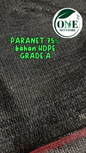 JARING PARANET 75 % 15M X 3M | ANTI UV | KUALITAS IMPORT | GRADE A |