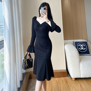 SUYE | Elegant Slim Fit Fish Tail Dress