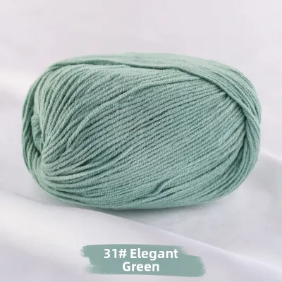 3-Ply Cotton Yarn DIY Weaving Material Medium-Thick