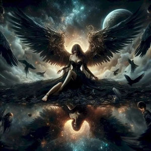 500 1024pcs Jigsaw Puzzle Angel Character Abstract Art For Adults DIY Home Decor Family Fun Brain Teaser Gift