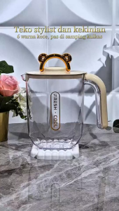 YESALL Teko Air Minum 2L - Tempat Minum / Teko Smeg / Teko Plastik / Tempat Air Minum / Ceret / Teko Aesthetic / Teko Teh / Teko Air / Water Jug / Ceret Air Minum / Pitcher Aesthetic / Pitcher / Kettle / Teko Saringan / Ketel / Poci / Wadah Air Minum
