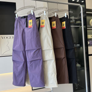 กางเกงฤดูหนาวกันน้ำ กางเกงทำงานกันลม กางเกงตกปลาแบบหนา กางเกงขายาวสำหรับผู้หญิง กางเกงขายาวทรงหลวม กางเกงขายาวทรงหลวม