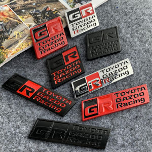 Applicable To Toyota GR Logo Car Rear Badge Sticker TOYOTA GAZOO Interior Dashboard Center Console Aluminum Car Sticker