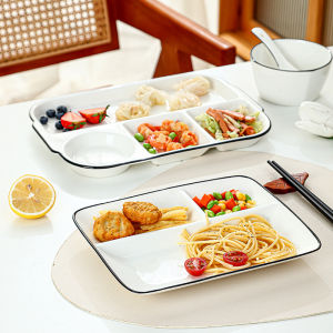 Portion Controlled Childs Ceramic Compartmental Plate