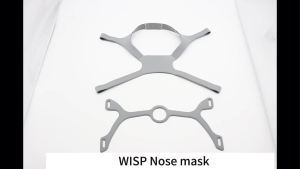 Wisp Fabric Frame Nasal Mask Respirator For Sleep Apnea Anti-Snoring Headband CPAP