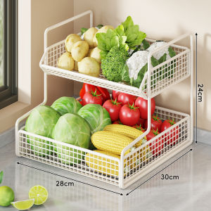 WUBUWEI | Multi-Layer Kitchen Tabletop Vegetable and Fruit Storage Rack