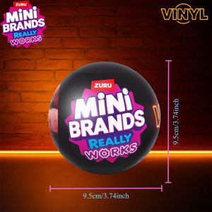 Bandai | Zuru Mini Brands Really Works Mini Vinyl Mystery Ball with Records Mini Album Covers & Record Ball Accessories Blind Box Gift