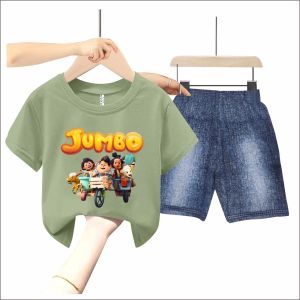 SETELAN ANAK JUMBO FRIEND CELANA SEMI JEANS