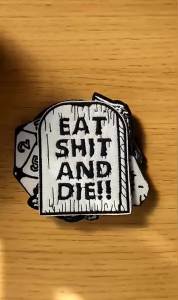 skull Iron On Embroidered Patches DIY Punk Black And White Patches For Clothing thermoadhesive Patches On Jacket Applique Decor