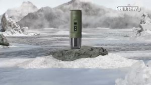 Máy pha cà phê cầm tay dùng pin pha nóng HiBREW Thương hiệu Mỹ H4C Áp suất 20 Bars 100W - Bảo Hành Chính Hãng 12 Tháng