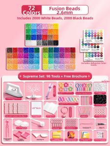 Comprehensive DIY Beads Kit for 3D Crafting