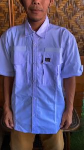 Kemeja Tactical Outdoor Pria Lengan Pendek | Bahan Ripstop Premium | Kemeja Kerja Lapangan PDL PDH