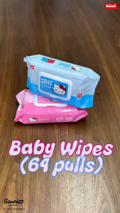Hello Kitty Baby Wipes High Quality Non- Woven Fabric 60 sheets + 4 sheets