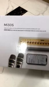 Vang Cơ Tích Hợp Micro Acnos MI36 Micro Không Dây Bluetooth 5.0 Có Cổng Kết Nối Nhập Đức Bảo Hành 12 Tháng