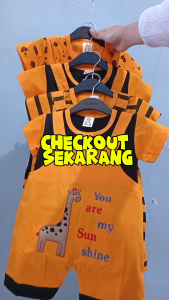 Jumpsuit Bayi Jumper Bayi Newborn Baby Tutup Pakaian Bayi 0-8 bulan motif KARAKTER BABY ANIMAL ZOO.