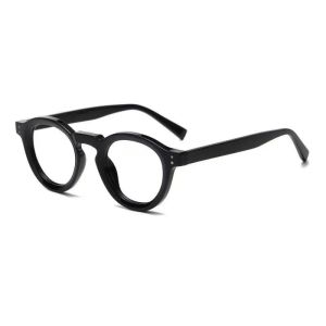 2025 Fashion New Japanese Retro Style Men and Women Vintage Round Frame Glasses Pin Fashion Personalized Flat Mirror