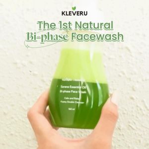 KLEVERU Botanical Serene Essential Oil Bi-phase Face Wash ( 2in1 Cleansing Oil + Gentle Cleanser Natural )