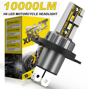 BMTxms H4 LED Motorcycle Headlight Bulb 20000LM H4 LED Moto Light Hi Low Beam 6000K Lamp Canbus For Yamaha Kawasaki Suzuki Honda