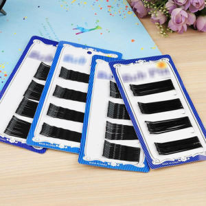 Combo 2 Set Kẹp Tóc Kim Loại Màu Đen Phong Cách Hàn Quốc Cho Nữ