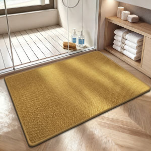 MIMARIJI | Quick Drying Non Slip Linen-like Weave Bathroom Mat