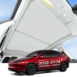 Tesla Model Y Juniper 2025 2026 Glass Roof Sunshade Heat Insulation Roof Shade Sunscreen