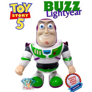 MAINAN ANAK ROBOT JOGET TOY STORY 5 BUZZ LIGHTYEAR LAMPU DAN MUSIK D151