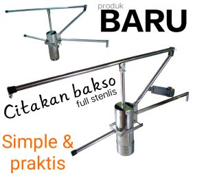 Alat Cetakan bakso pentol full stenlis simple & praktis alat dapur khas & lainnya