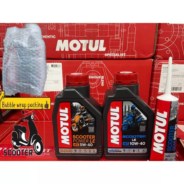 Motul Scooter 4t And Scooter Power Le 100 Original 🔥5w40 Fully Synthetic