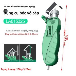 LAOA | Dụng Cụ Bóc Vỏ Cáp Xoay Đa Năng LAOA Professional 6-25mm Có Thể Điều Chỉnh Dụng Cụ Thợ Điện Với Vỏ ABS