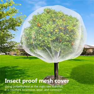 New Plant Insect Screen Cover with Zip Fruit and Vegetable Protective Bag Cover Net Fruit Tree Bird Screen for Orchards