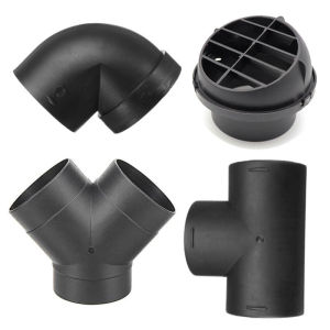Air Vent Ducting T L Y Piece Elbow Pipe Outlet Exhaust Connector Joiner For Webasto Eberspaecher Diesel Parking Heater Accessory