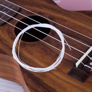4pcs/set White Nylon Ukulele String Durable Top Quality ukulele Accessories Stringed Player