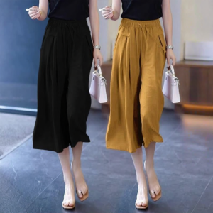 Lieoyuarn | Summer High Waist Elastic Slim Fit Leisure Womens Pants