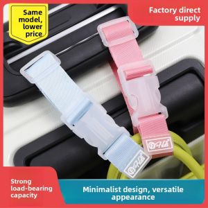 Portable Travel Luggage External Hook Backpack Hanging Buckle Carabiner Outdoor Climbing Anti-Loss Strap Pendant for Business Trip