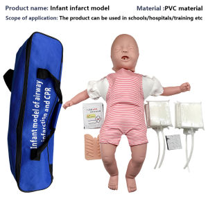 XMSJ | Baby Infarction Model Infant Airway Obstruction Training Manikin Cardiopulmonary Resuscitation Simulation Teaching Tool 55cm
